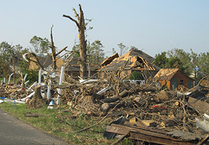 tornado damage
