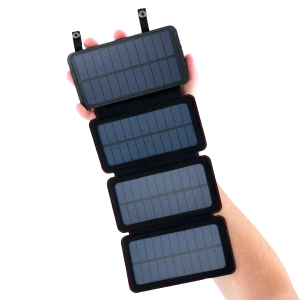 QuadraPro Dual USB Solar Power Bank