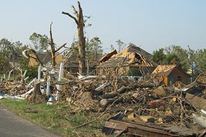 tornado damage