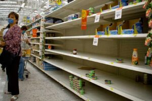 empty shelves