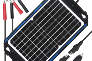 SUNER POWER Waterproof 12V Solar Battery Charger