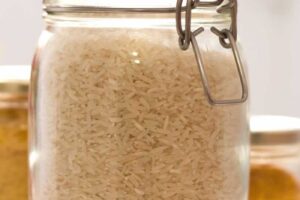 rice in jar